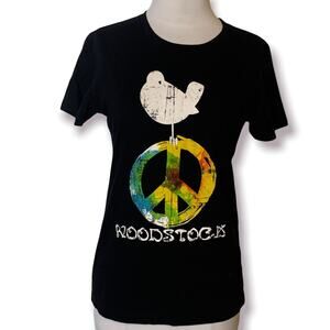 Woodstock graphic tee T-shirt rock n roll New York